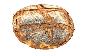 Traditional breads, loaf, half-loaf.
